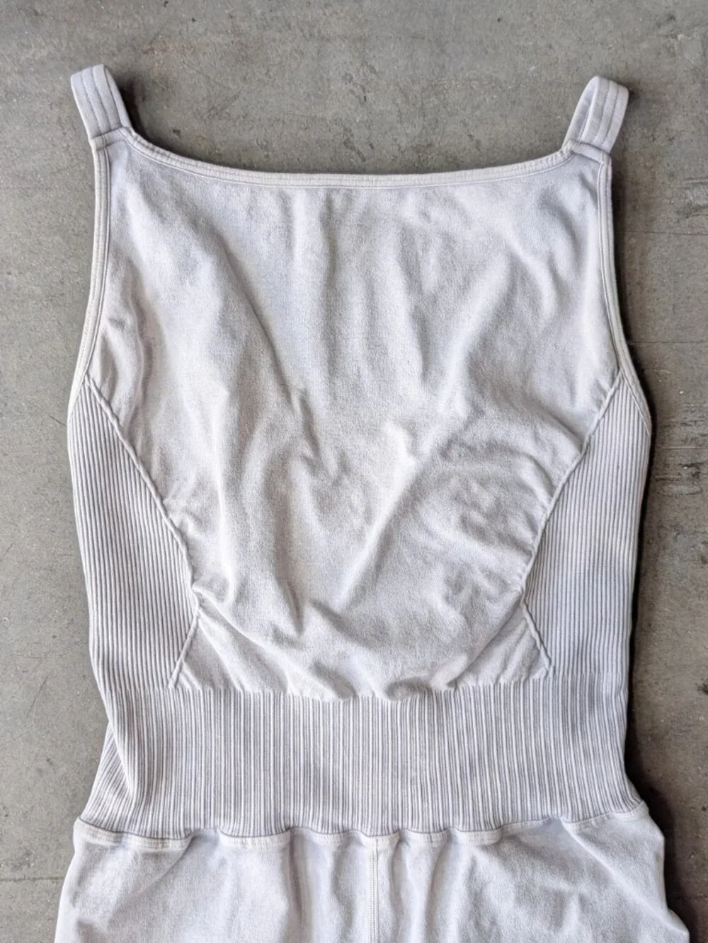 Free People Movement Good Karma High Neck Runsie in Ice Gray size M/L